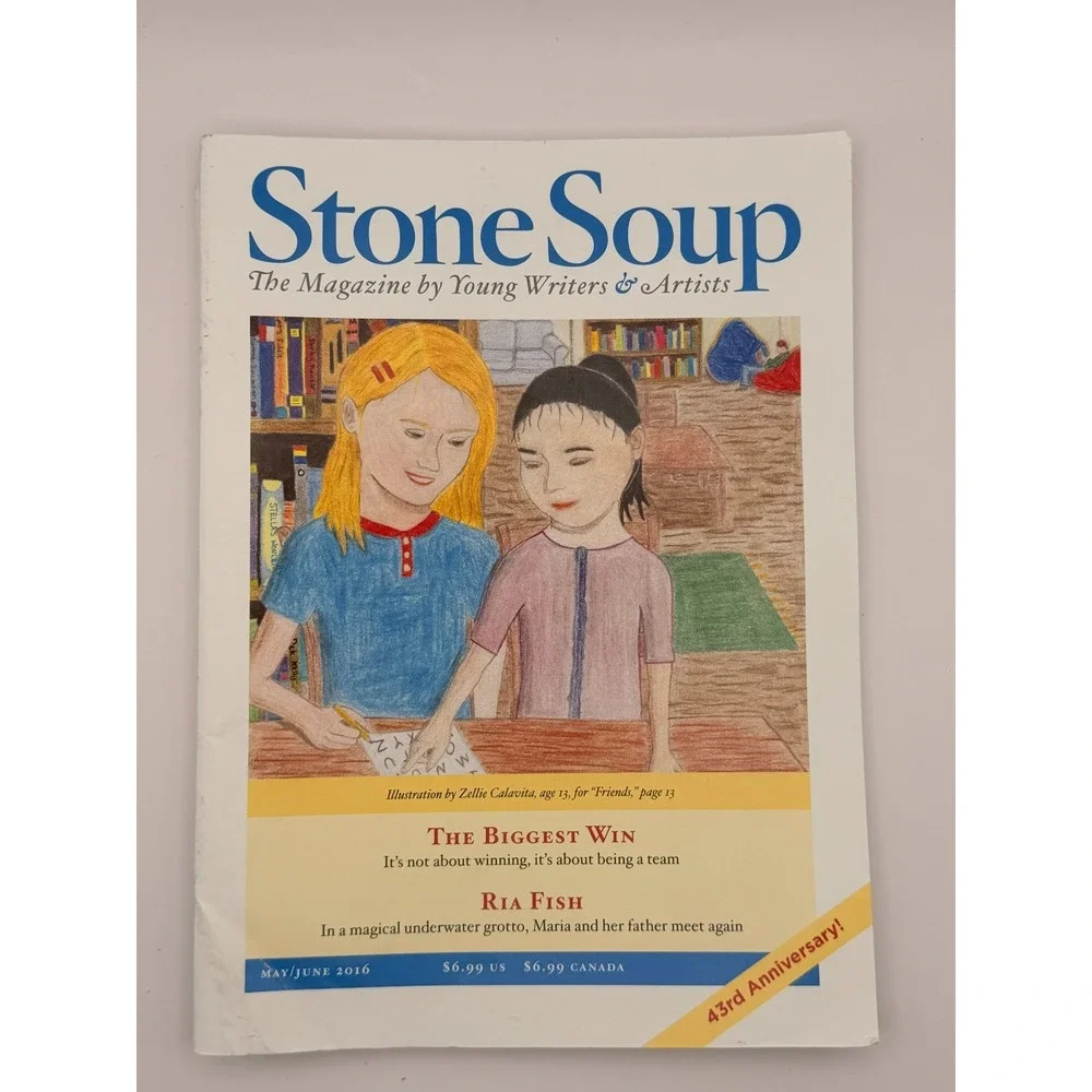 Stone Soup Magazine Lot 2015 2016 2017 Young Writers Artists Children Literary